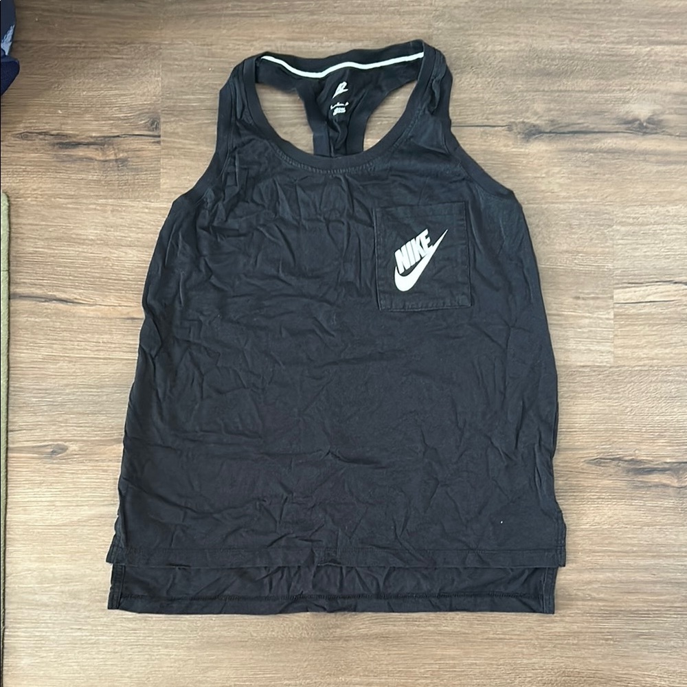 Nike Gray Sleeveless Tank Top with Racerback